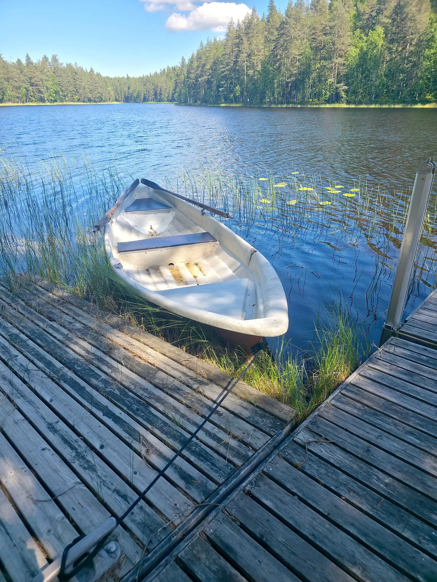 Soutuvene järvellä