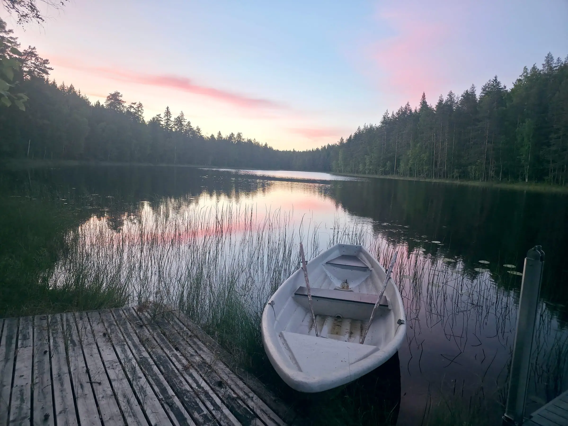 Soutuvene järvellä
